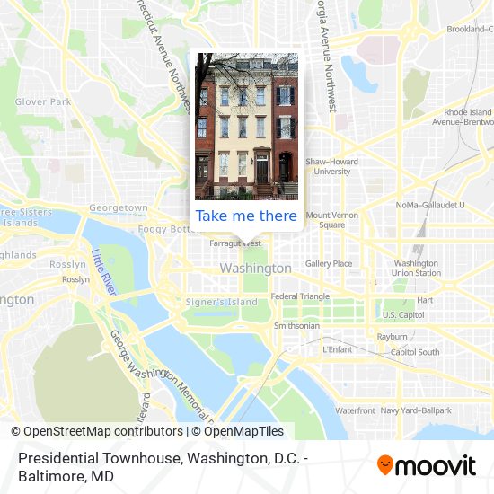 Mapa de Presidential Townhouse