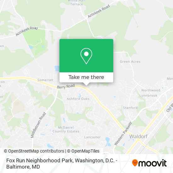 Mapa de Fox Run Neighborhood Park