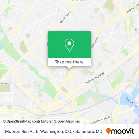 Mapa de Moore's Run Park