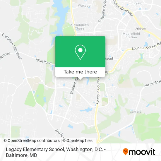 Legacy Elementary School map