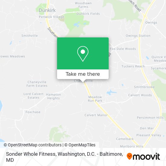 Sonder Whole Fitness map