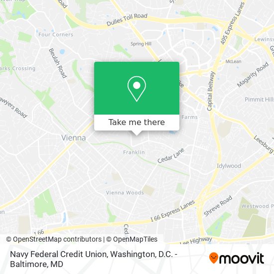 Mapa de Navy Federal Credit Union