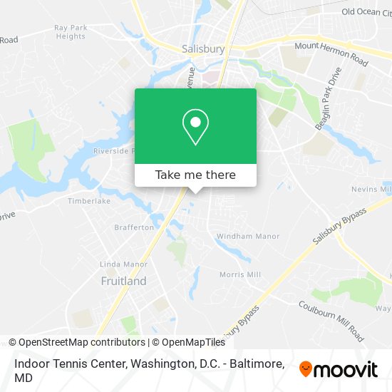 Indoor Tennis Center map