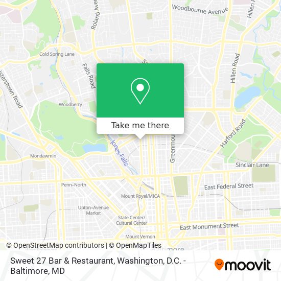 Mapa de Sweet 27 Bar & Restaurant