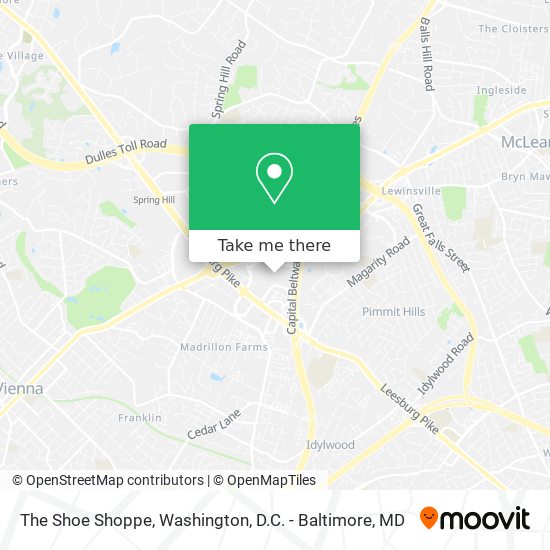 The Shoe Shoppe map