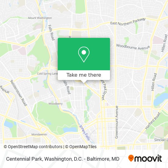 Centennial Park map