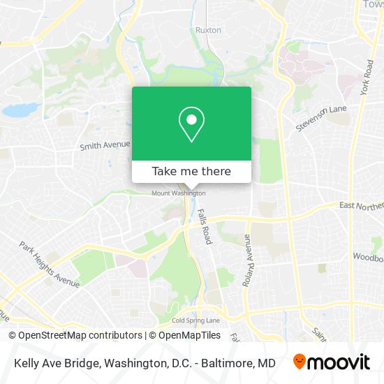 Kelly Ave Bridge map