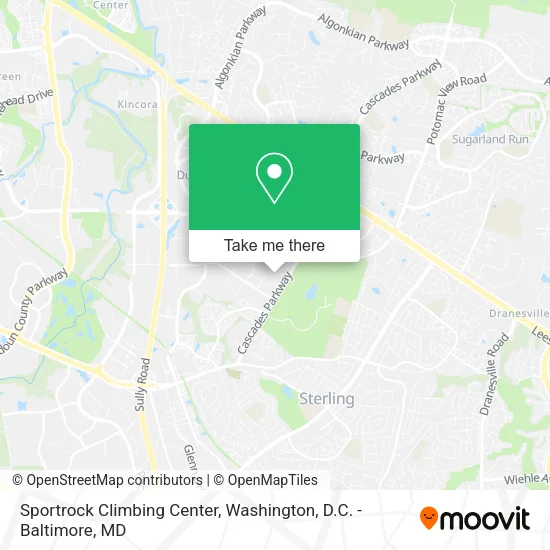 Mapa de Sportrock Climbing Center