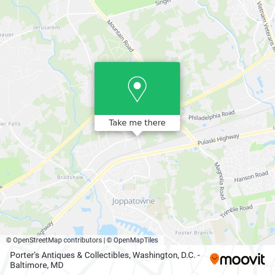 Mapa de Porter's Antiques & Collectibles