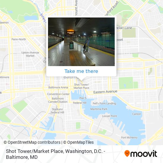 Mapa de Shot Tower/Market Place