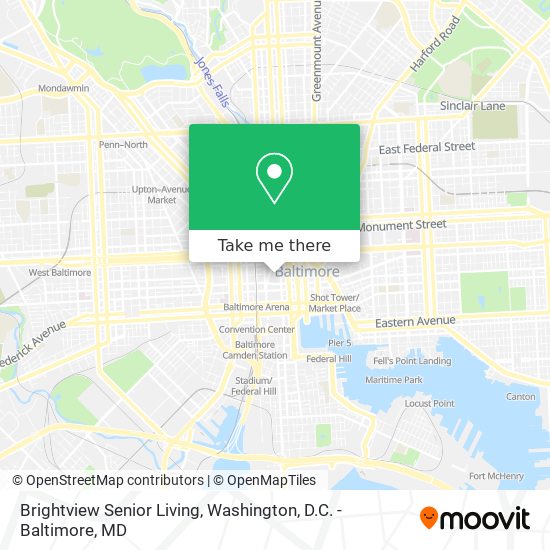 Brightview Senior Living map