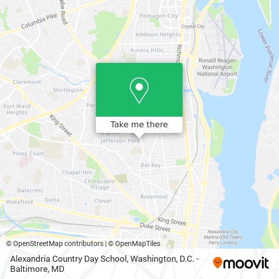 Mapa de Alexandria Country Day School