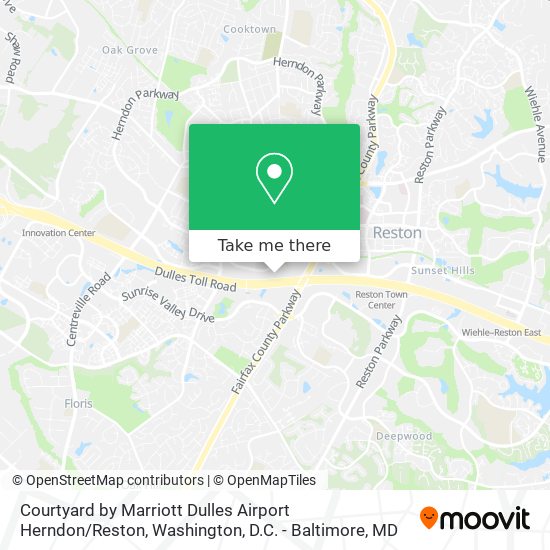 Mapa de Courtyard by Marriott Dulles Airport Herndon / Reston