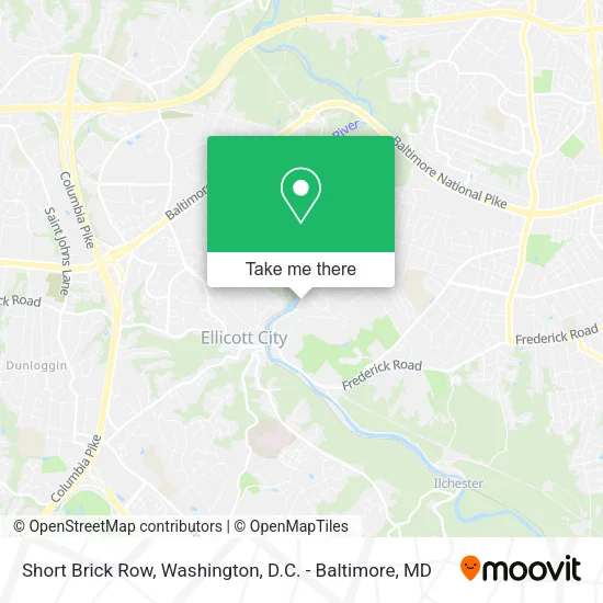 Mapa de Short Brick Row