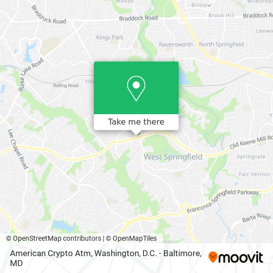 Mapa de American Crypto Atm