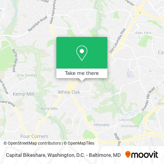 Capital Bikeshare map