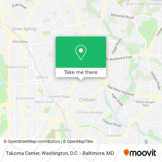 Takoma Center map