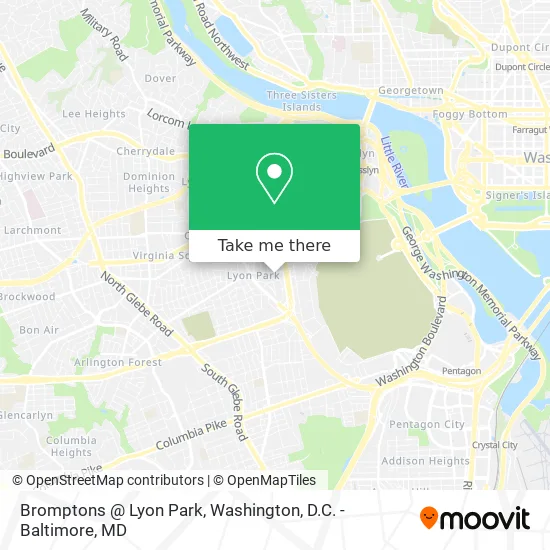 Mapa de Bromptons @ Lyon Park