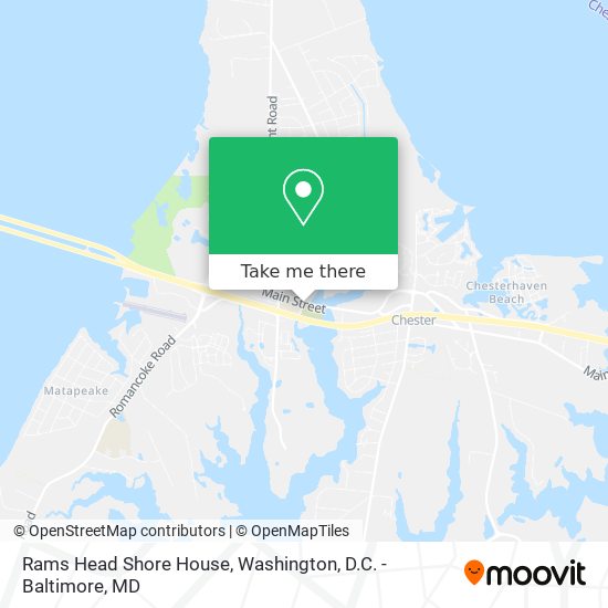 Rams Head Shore House map