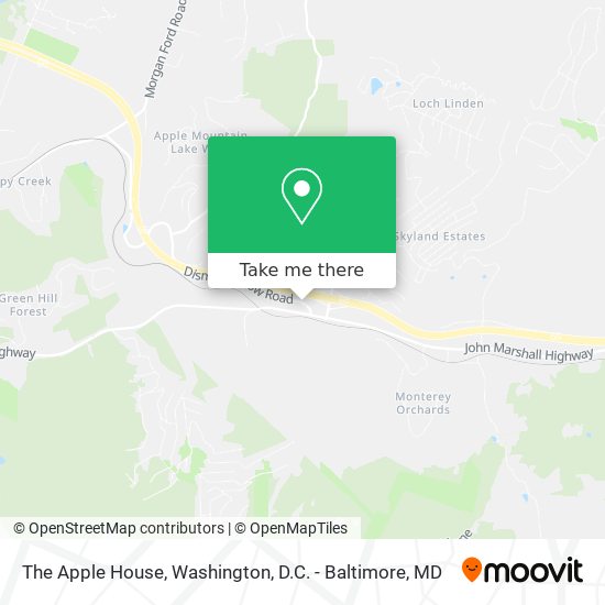 The Apple House map
