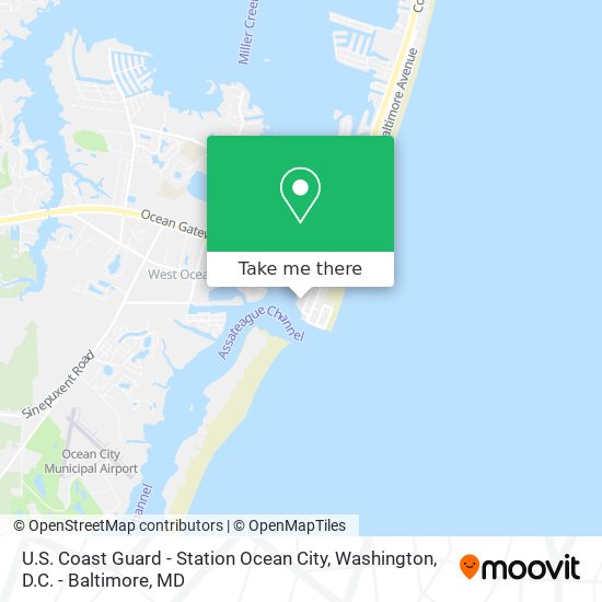 U.S. Coast Guard - Station Ocean City map