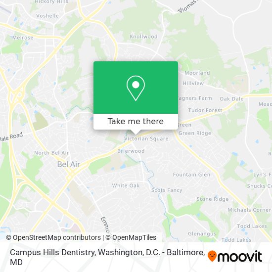 Campus Hills Dentistry map