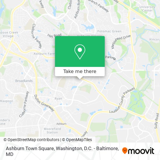 Ashburn Town Square map