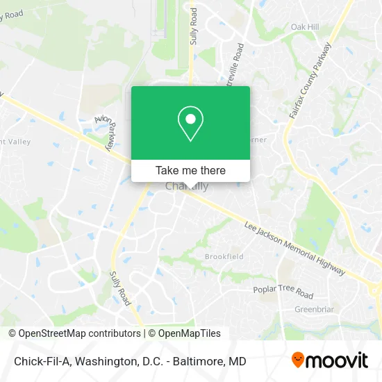 Chick-Fil-A map