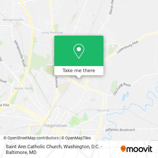 Saint Ann Catholic Church map