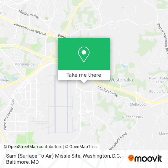 Sam (Surface To Air) Missle Site map