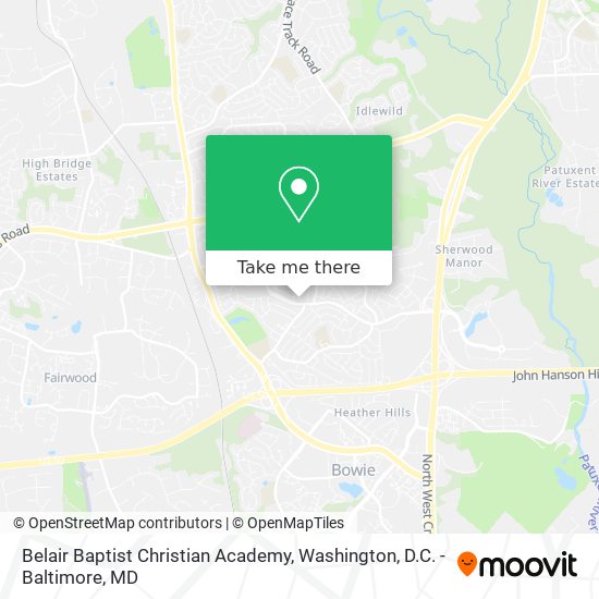 Mapa de Belair Baptist Christian Academy