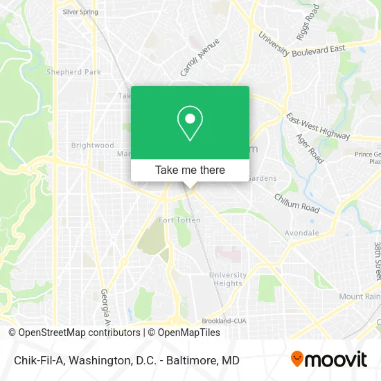 Chik-Fil-A map