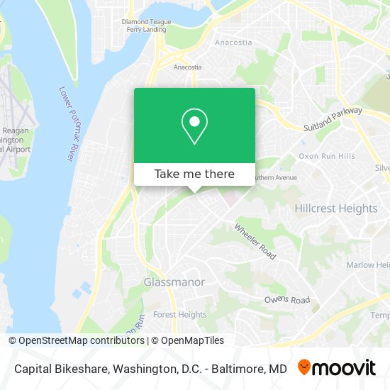 Capital Bikeshare map