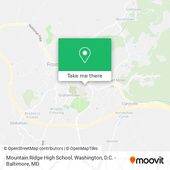 Mountain Ridge High School map