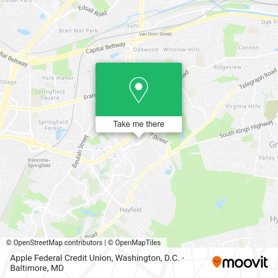 Apple Federal Credit Union map