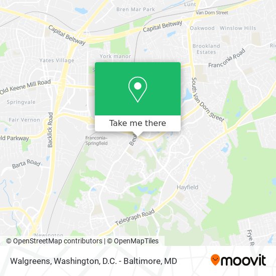 Walgreens map