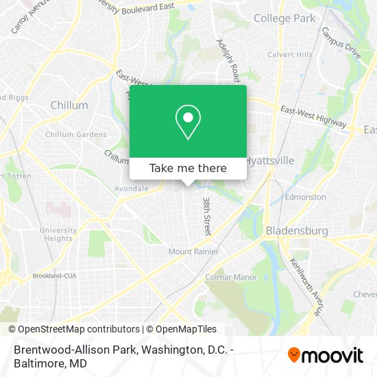 Brentwood-Allison Park map