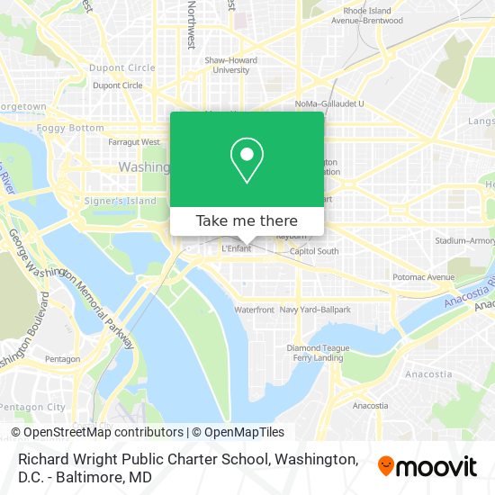 Richard Wright Public Charter School map
