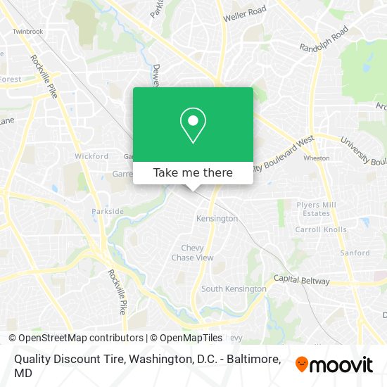 Quality Discount Tire map