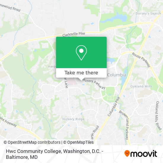 Mapa de Hwc Community College