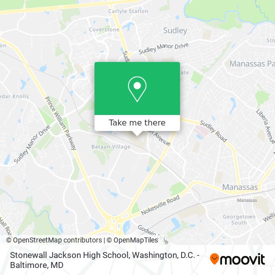 Mapa de Stonewall Jackson High School