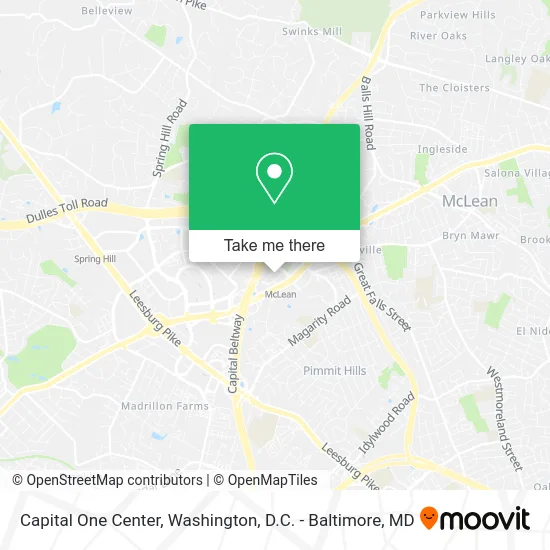 Capital One Center map