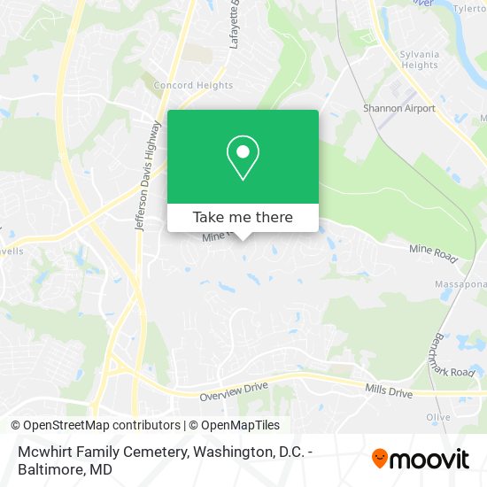 Mcwhirt Family Cemetery map