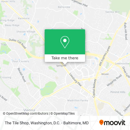 Mapa de The Tile Shop
