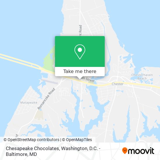 Chesapeake Chocolates map