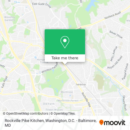 Rockville Pike Kitchen map