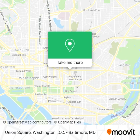 Mapa de Union Square