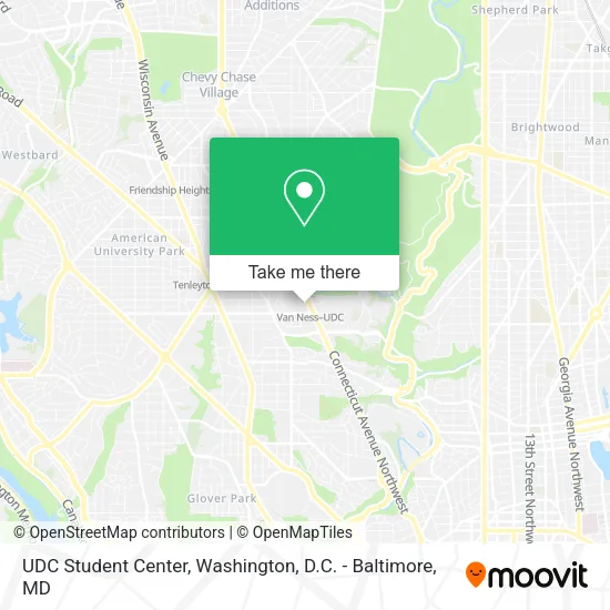 Mapa de UDC Student Center