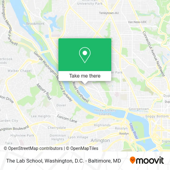 Mapa de The Lab School