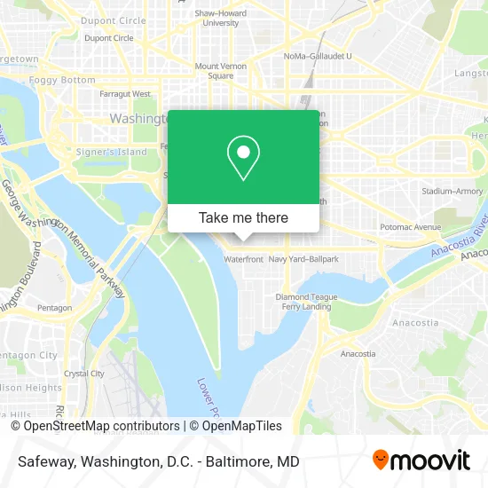 Mapa de Safeway